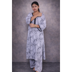 Ethereal Blossom Two-Piece Set – Women’s Vibrant Floral Tunic & Coordinated Trouser Suite - Image 3